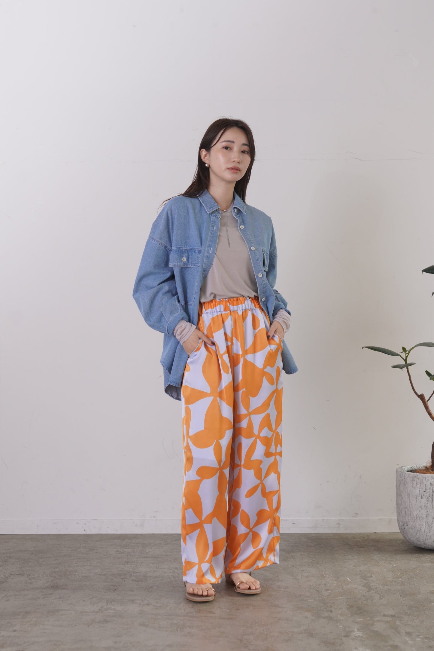 カラーデニムSH　15951