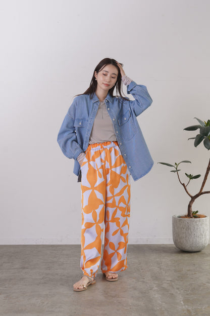 シアーシフォンドッキングカットソー　35585