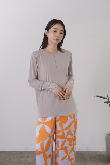 シアーシフォンドッキングカットソー　35585