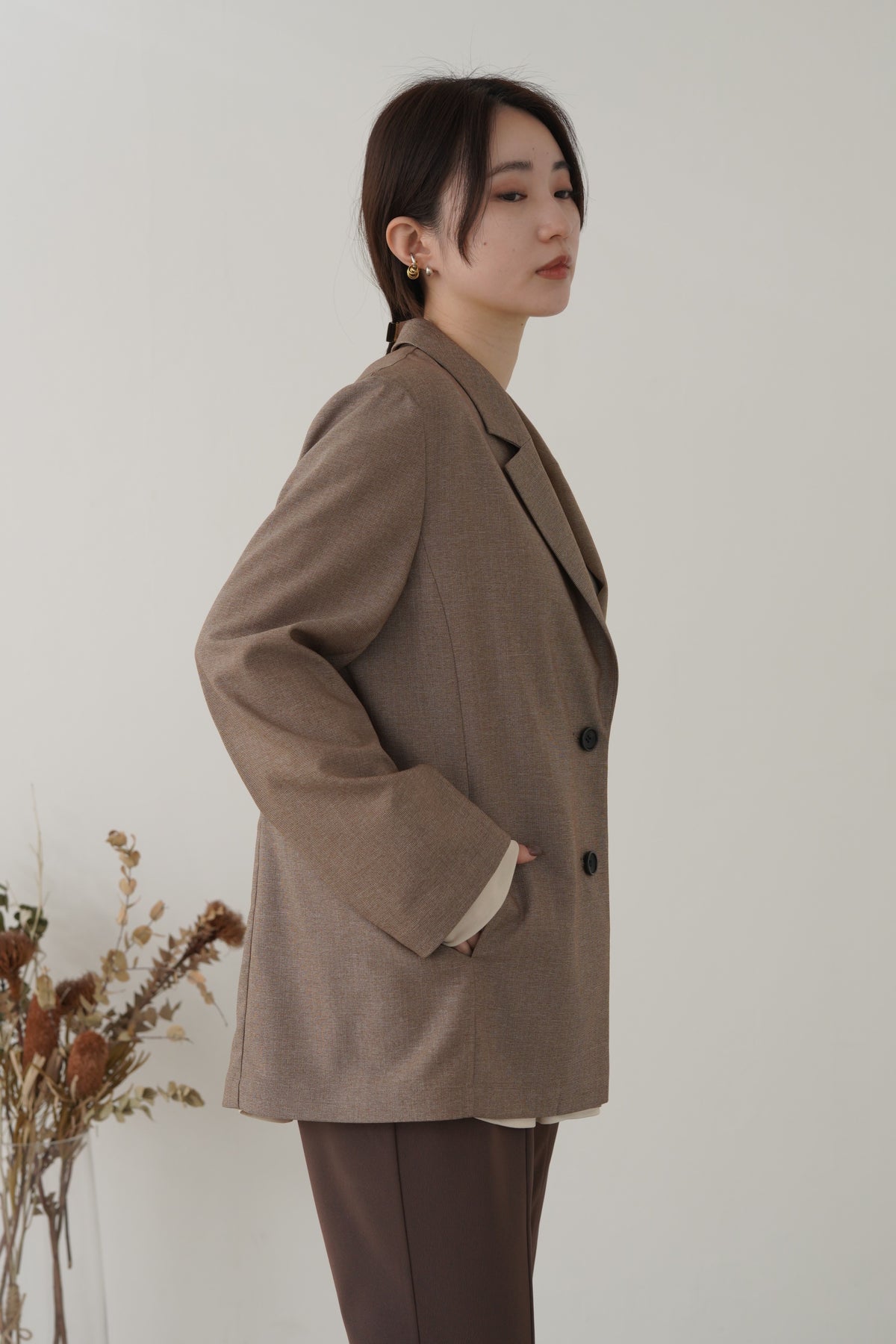 T/RシングルテーラードJK　16014