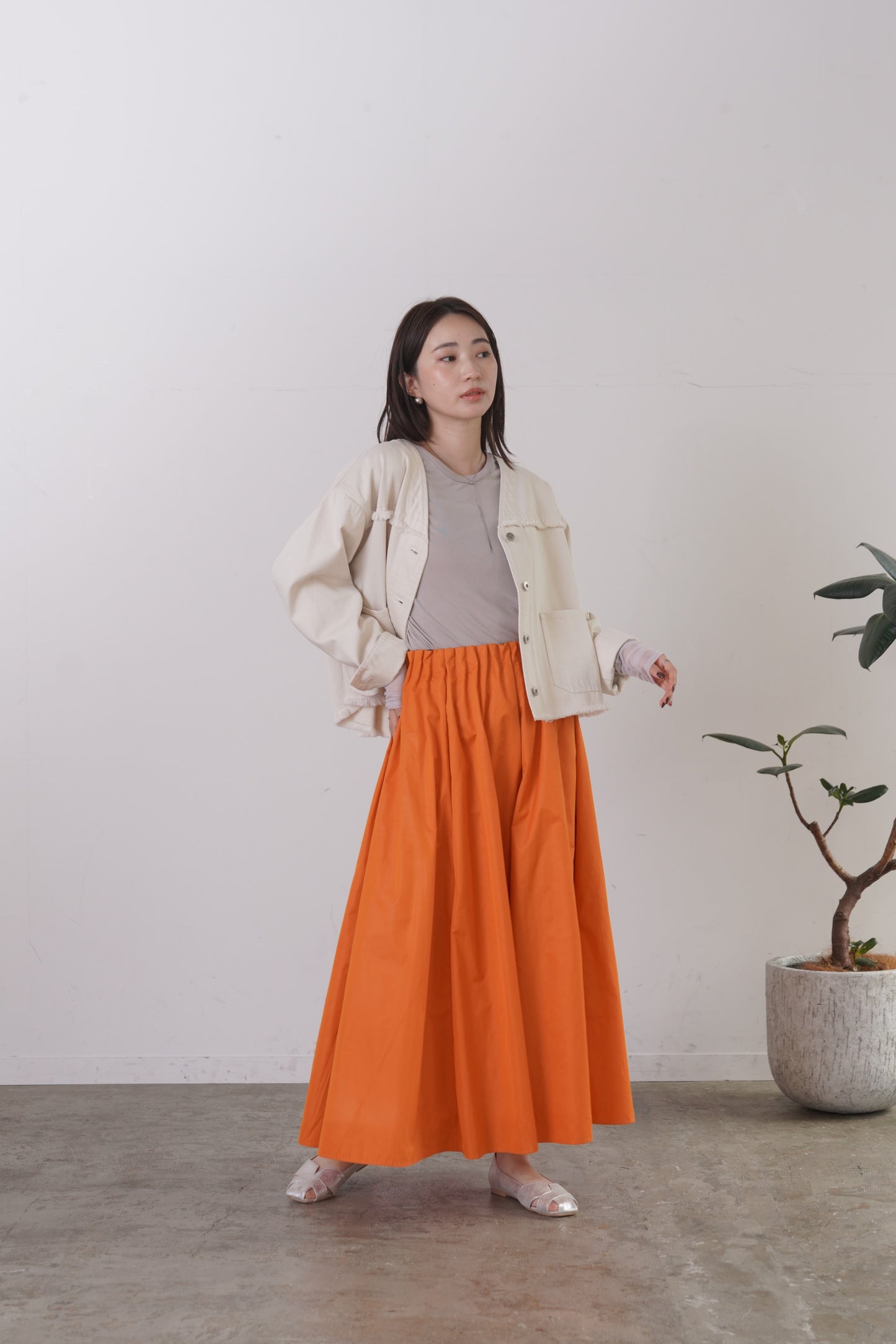 VカラーデニムJK　15952