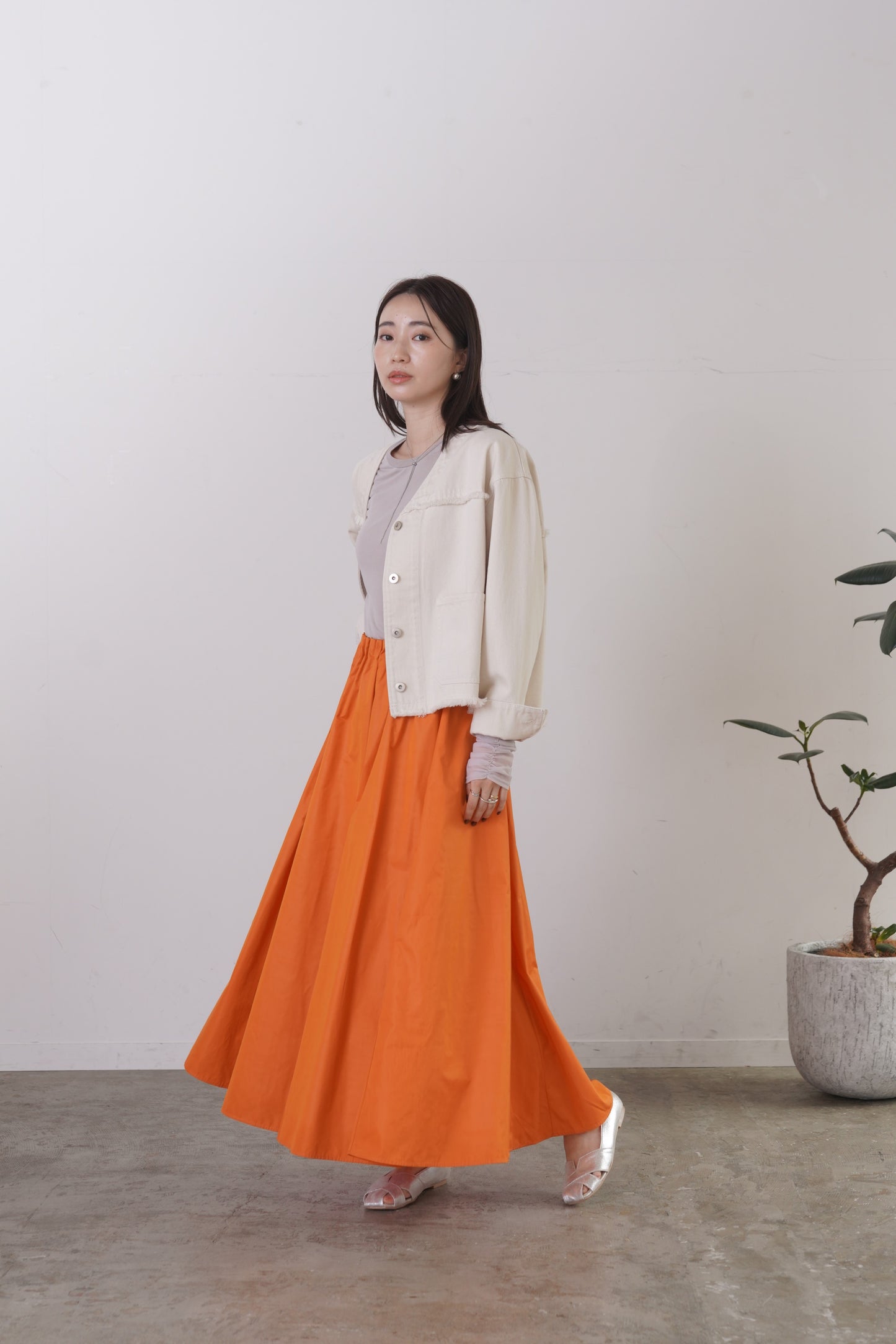 VカラーデニムJK　15952