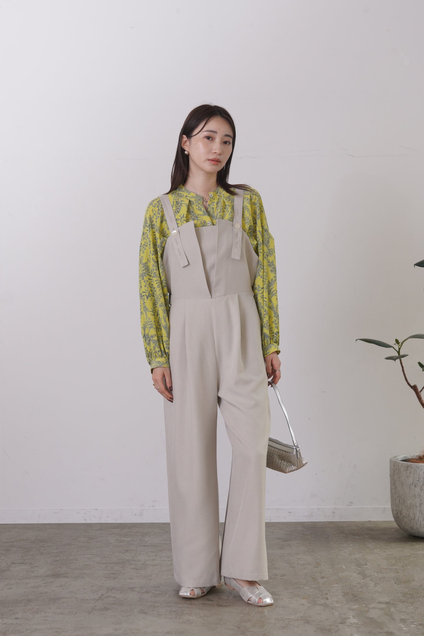 ボタニカルプリントBL 15947