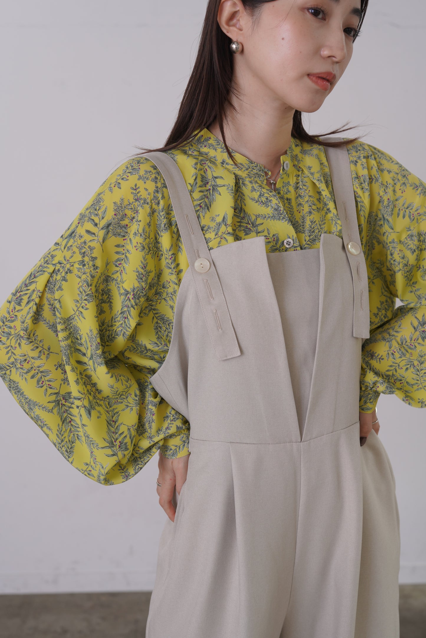 ボタニカルプリントBL 15947