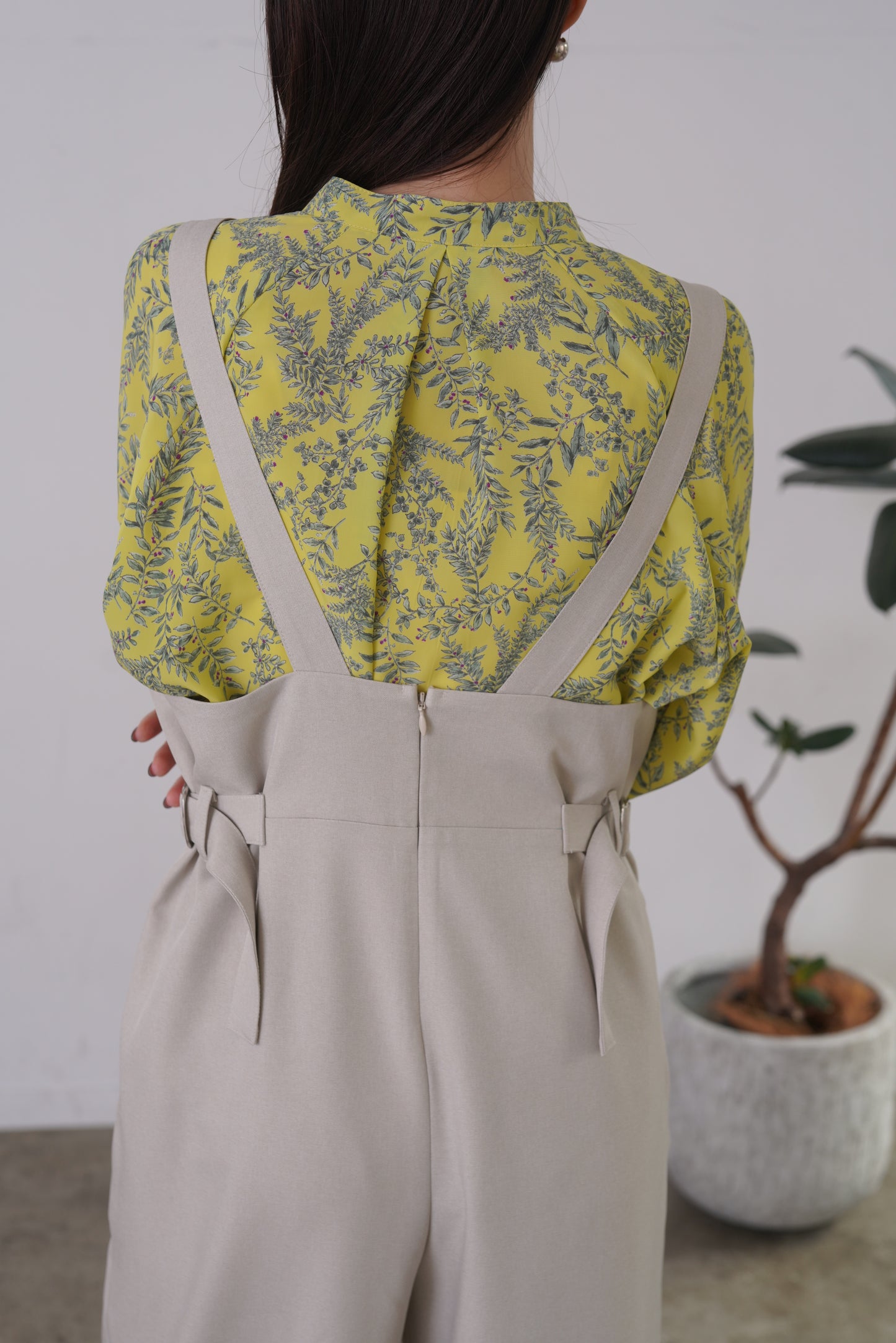 ボタニカルプリントBL 15947