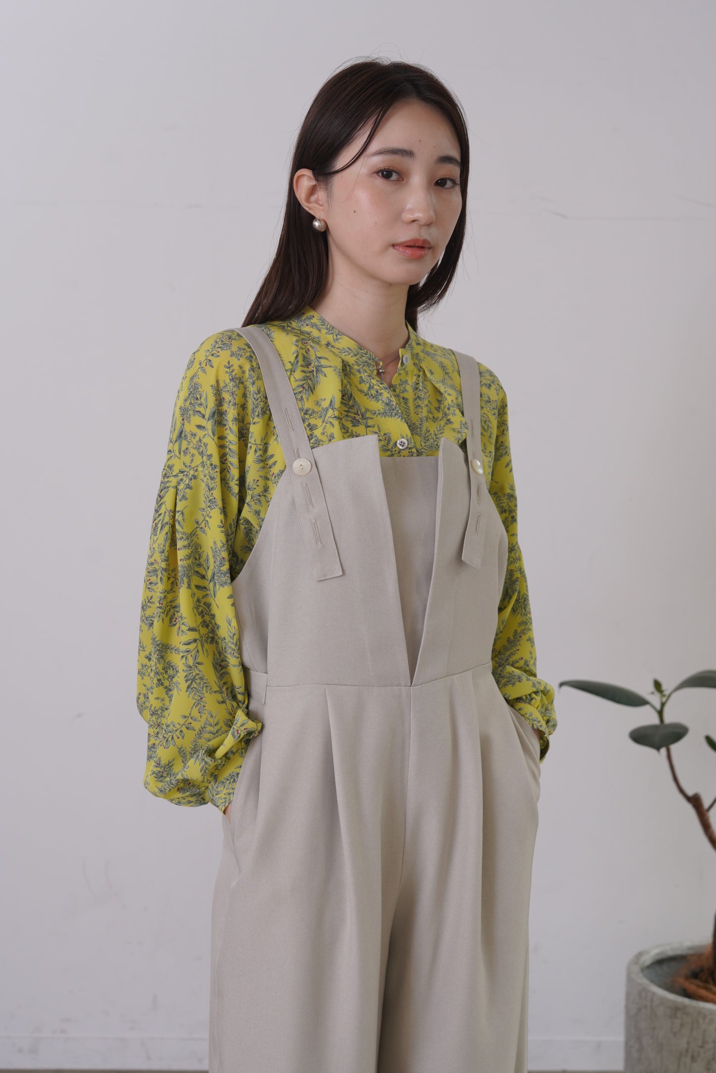 ボタニカルプリントBL 15947