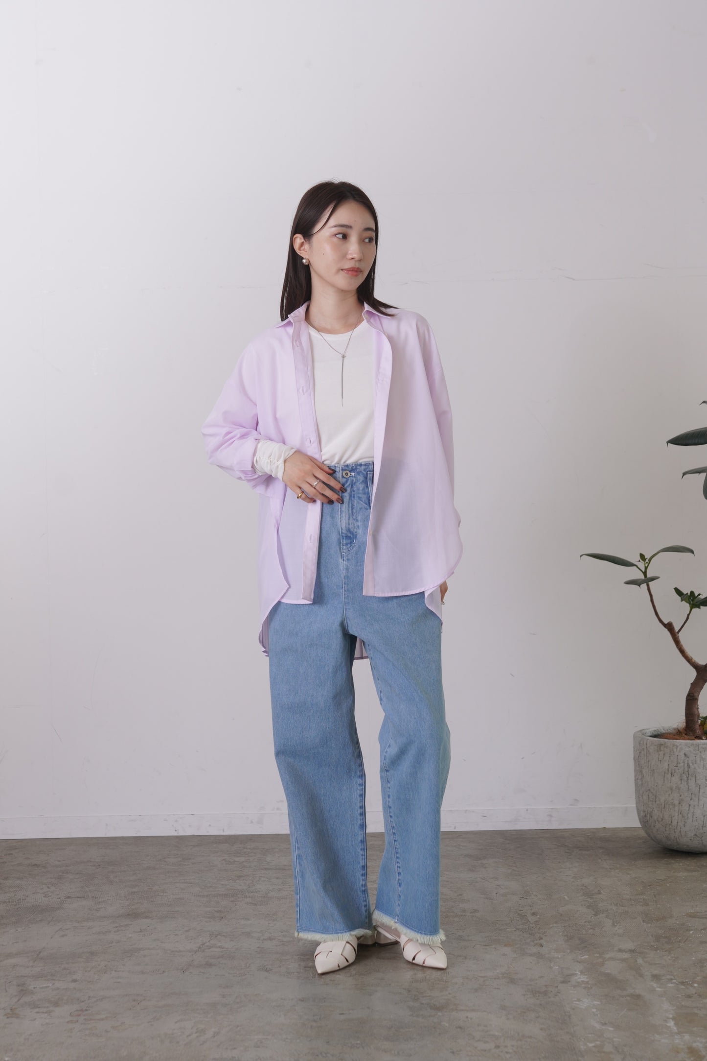 フリンジデニムPT　23192