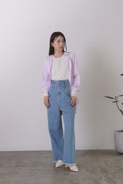 フリンジデニムPT　23192