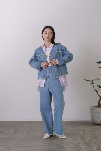 フリンジデニムPT　23192