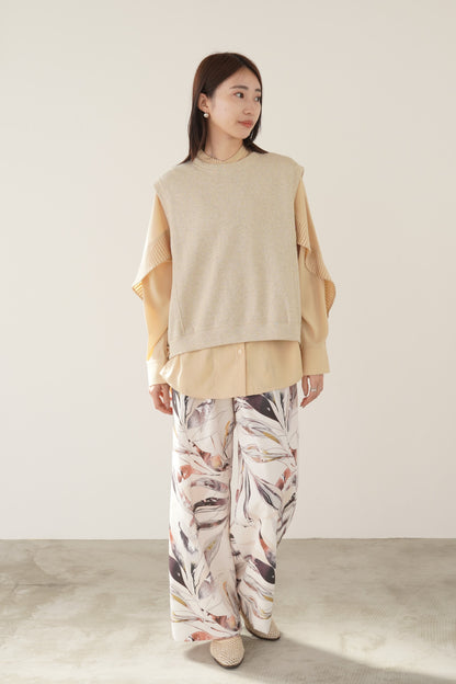 ラメスウェットベスト　35346