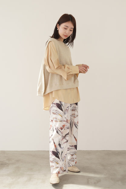 ラメスウェットベスト　35346