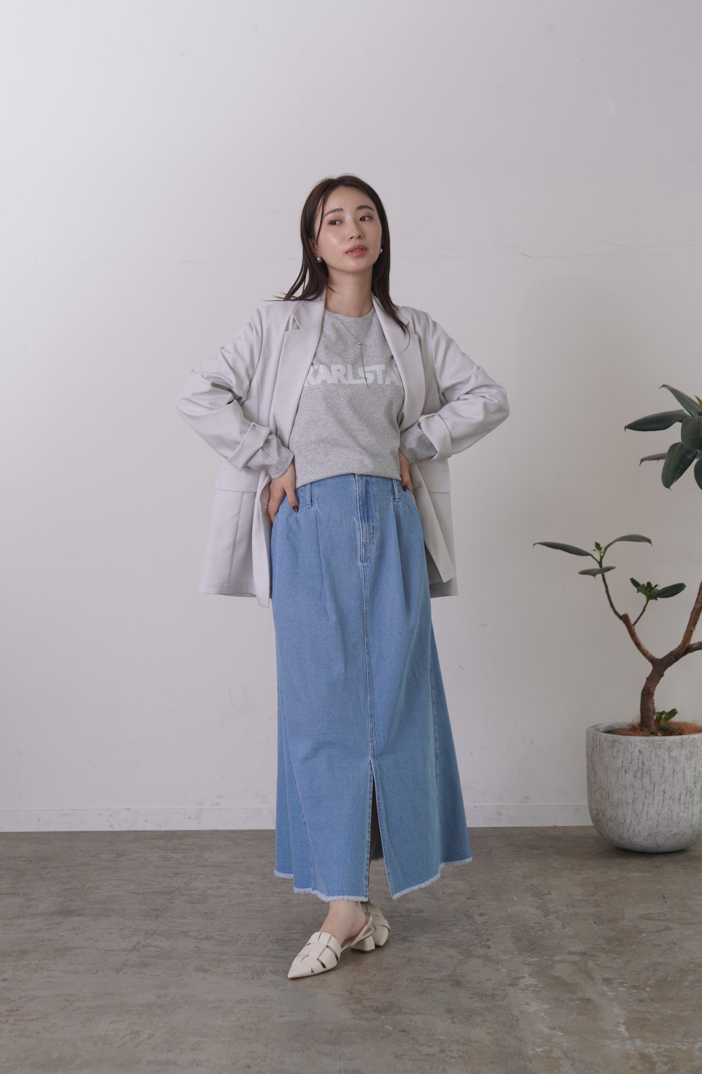 KARLSTAD L/Sカットソー　35589