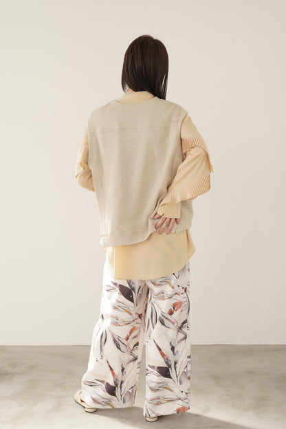 ラメスウェットベスト　35346