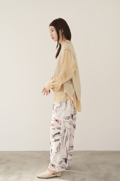 ラメスウェットベスト　35346