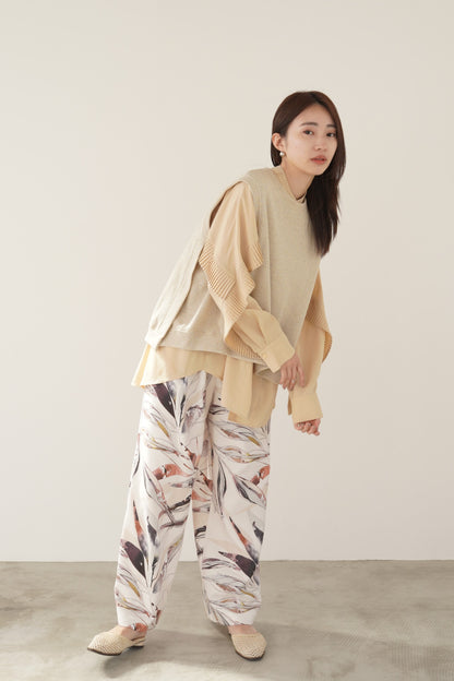 ラメスウェットベスト　35346