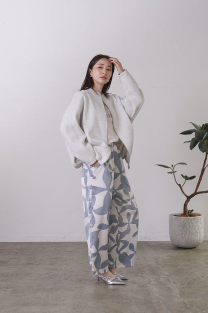 コクーンノーカラーブルゾン　35592