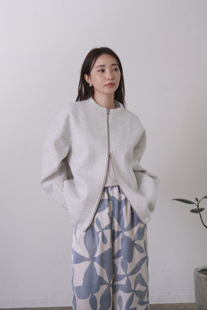 コクーンノーカラーブルゾン　35592