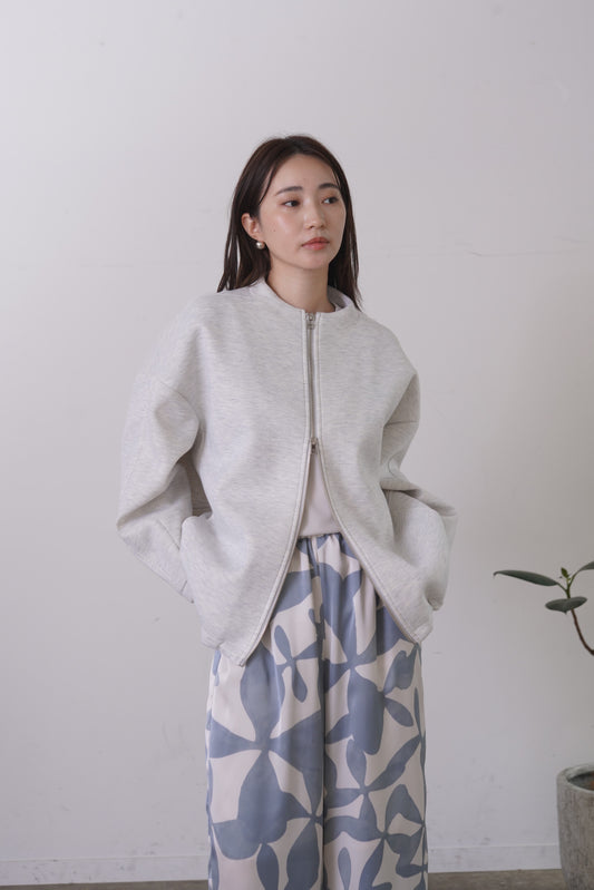 コクーンノーカラーブルゾン　35592