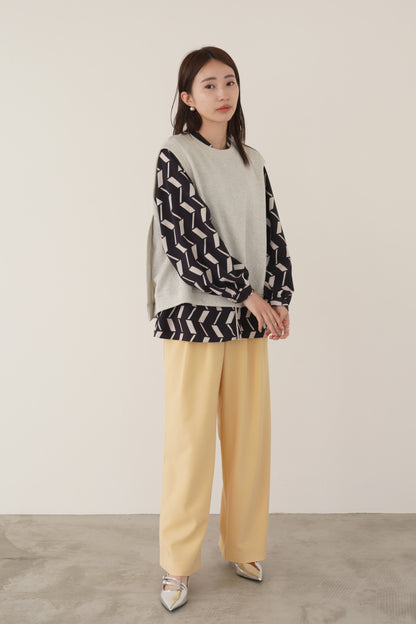 ラメスウェットベスト　35346