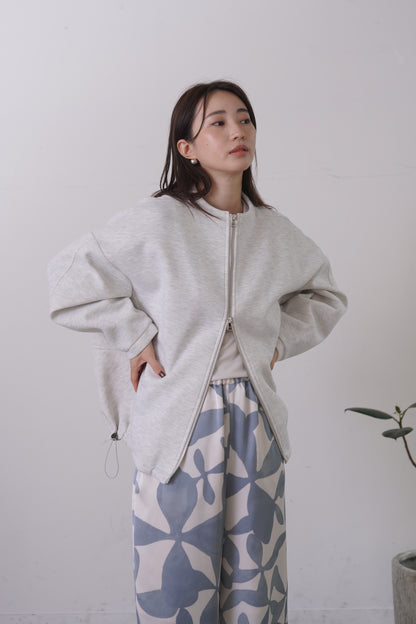 コクーンノーカラーブルゾン　35592