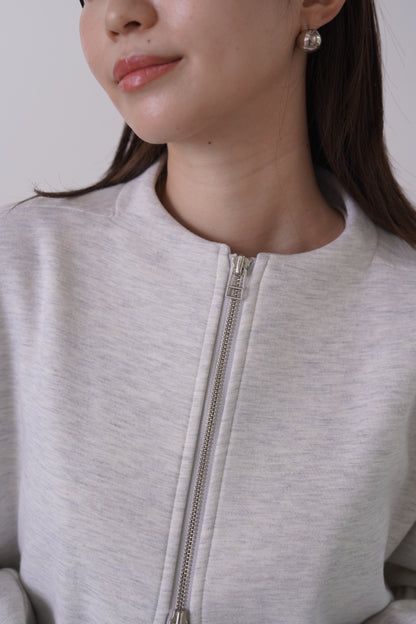 コクーンノーカラーブルゾン　35592