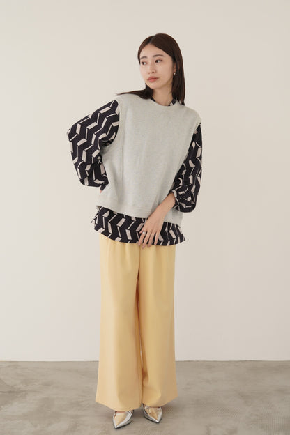 ラメスウェットベスト　35346