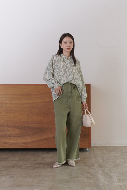 ボタニカルプリントBL 15947