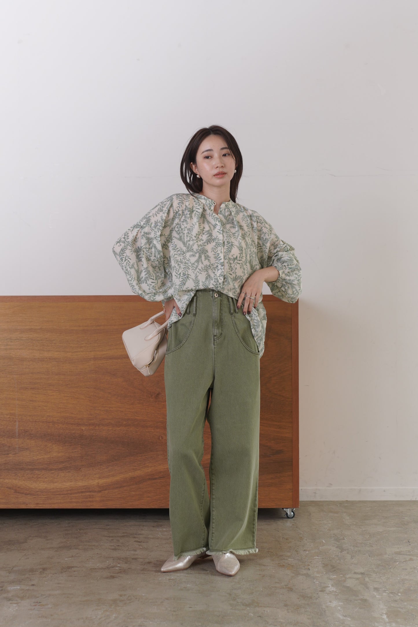 フリンジデニムPT　23192