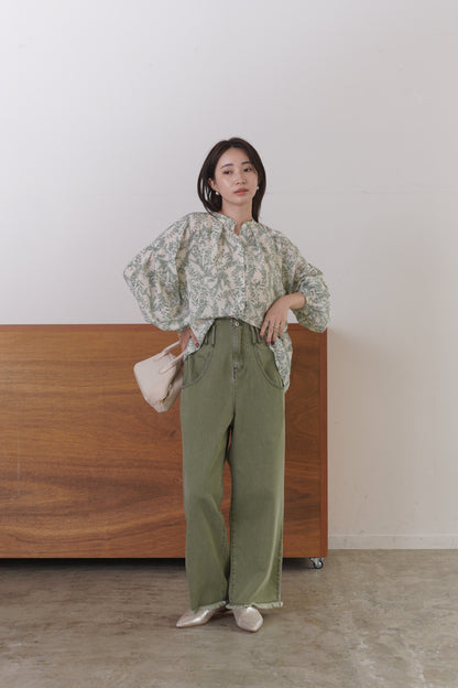 フリンジデニムPT　23192