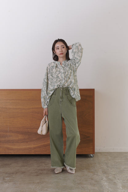 フリンジデニムPT　23192