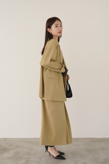 ボックスシルエットツイルジャケット　15736