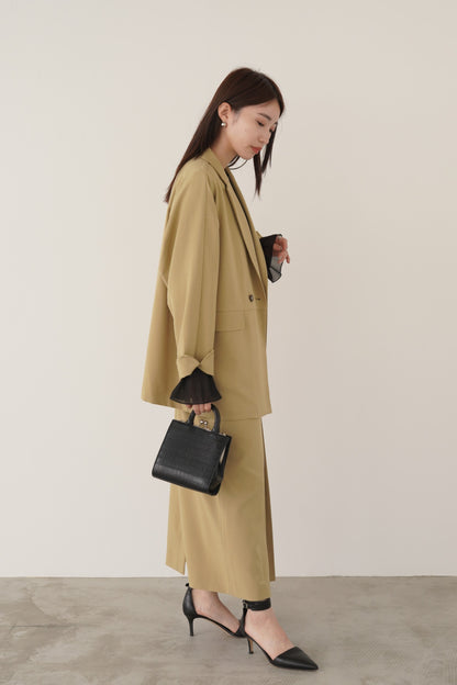 ボックスシルエットツイルジャケット　15736