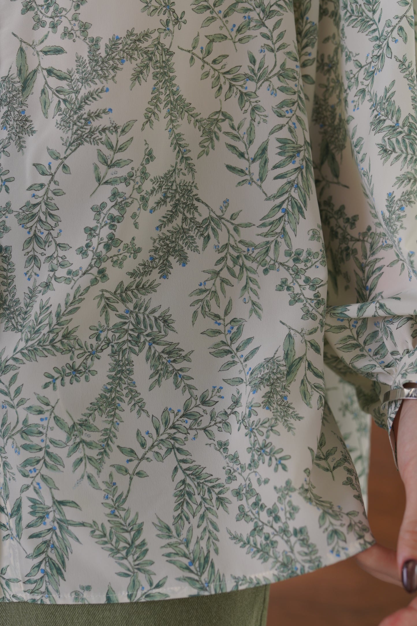 ボタニカルプリントBL 15947