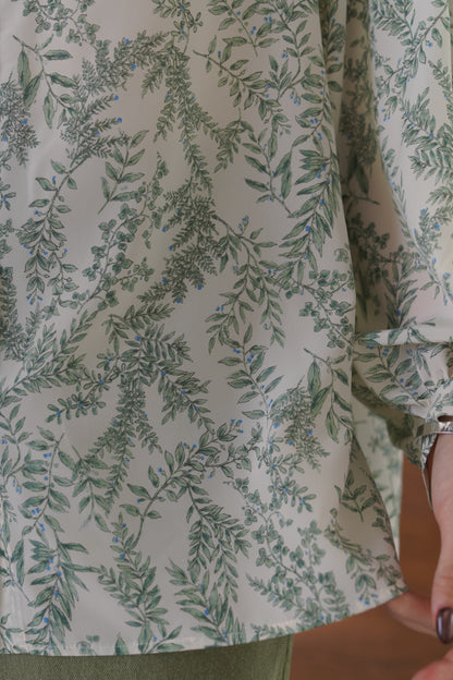 ボタニカルプリントBL 15947