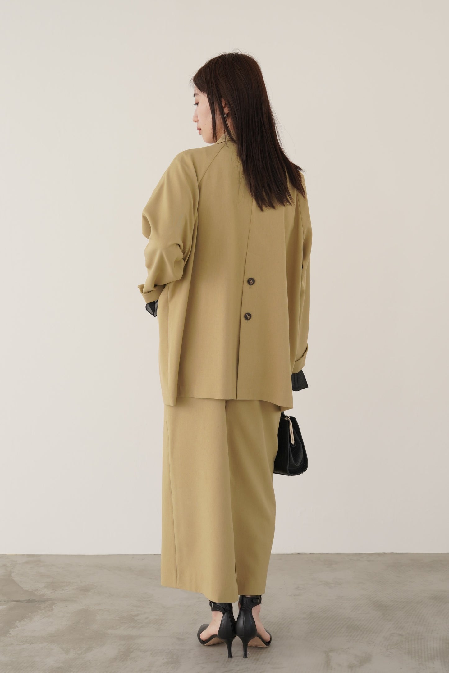 ボックスシルエットツイルジャケット　15736