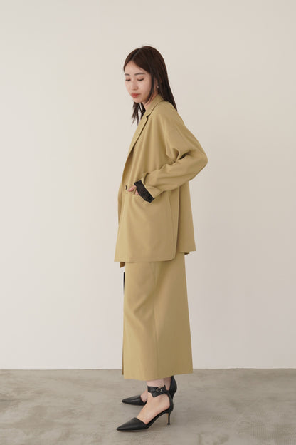 ボックスシルエットツイルジャケット　15736