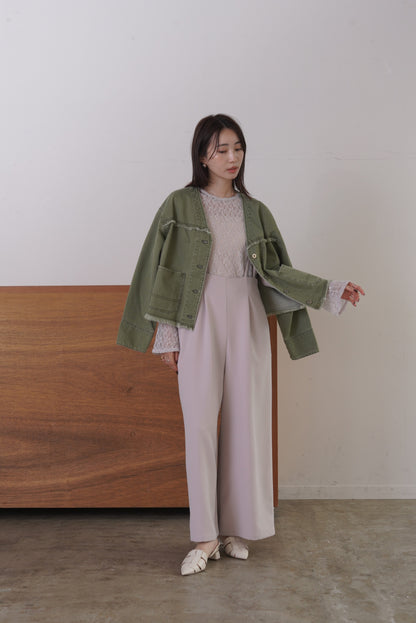 VカラーデニムJK　15952