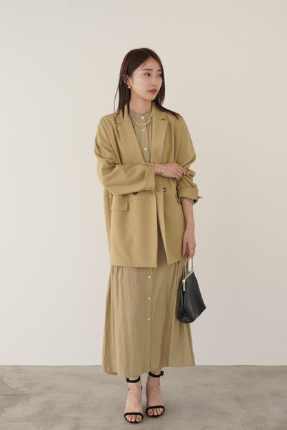 ボックスシルエットツイルジャケット　15736