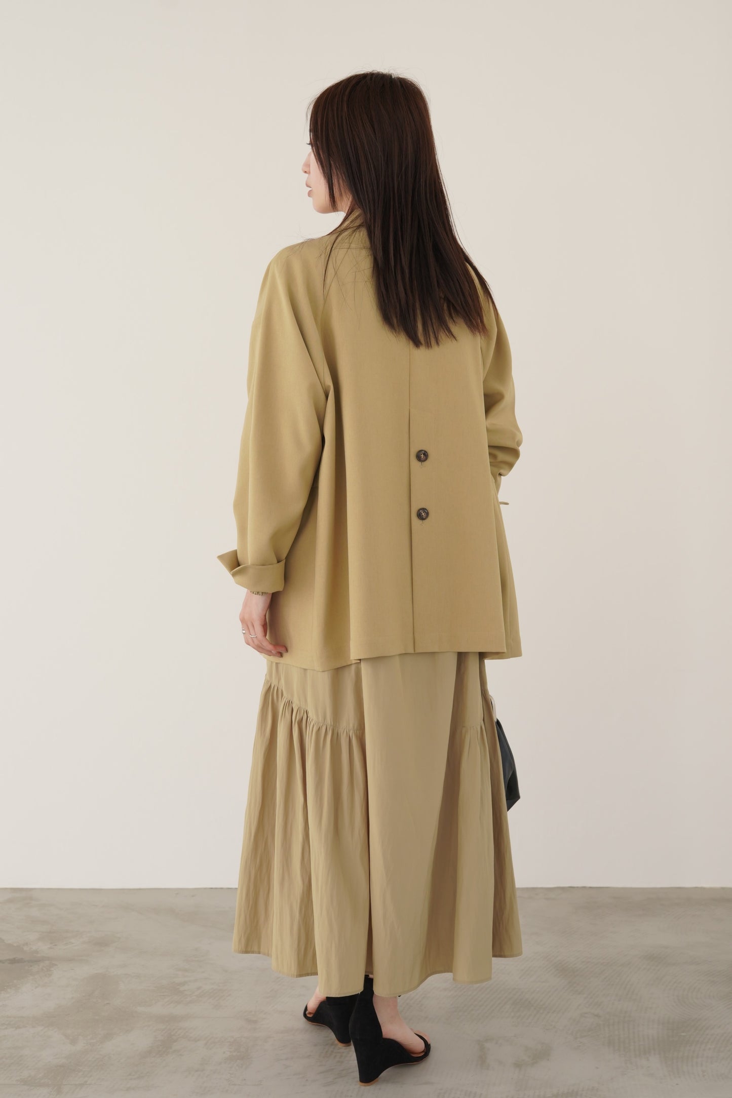 ボックスシルエットツイルジャケット　15736