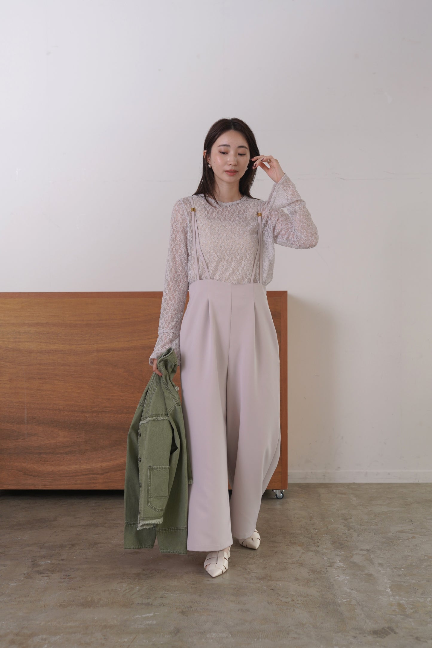 ダブルクロスサロペット　15955