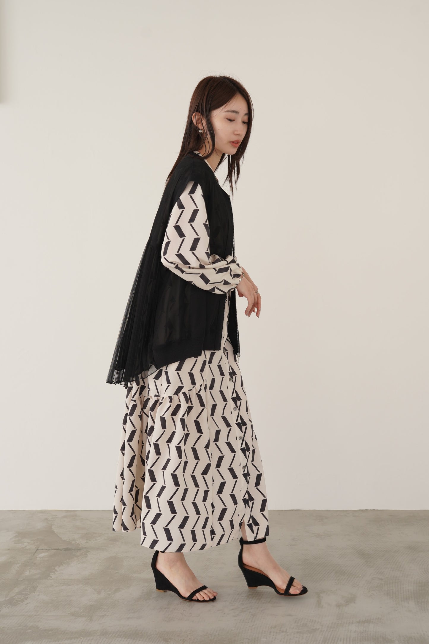 プリーツチュールベスト　15739