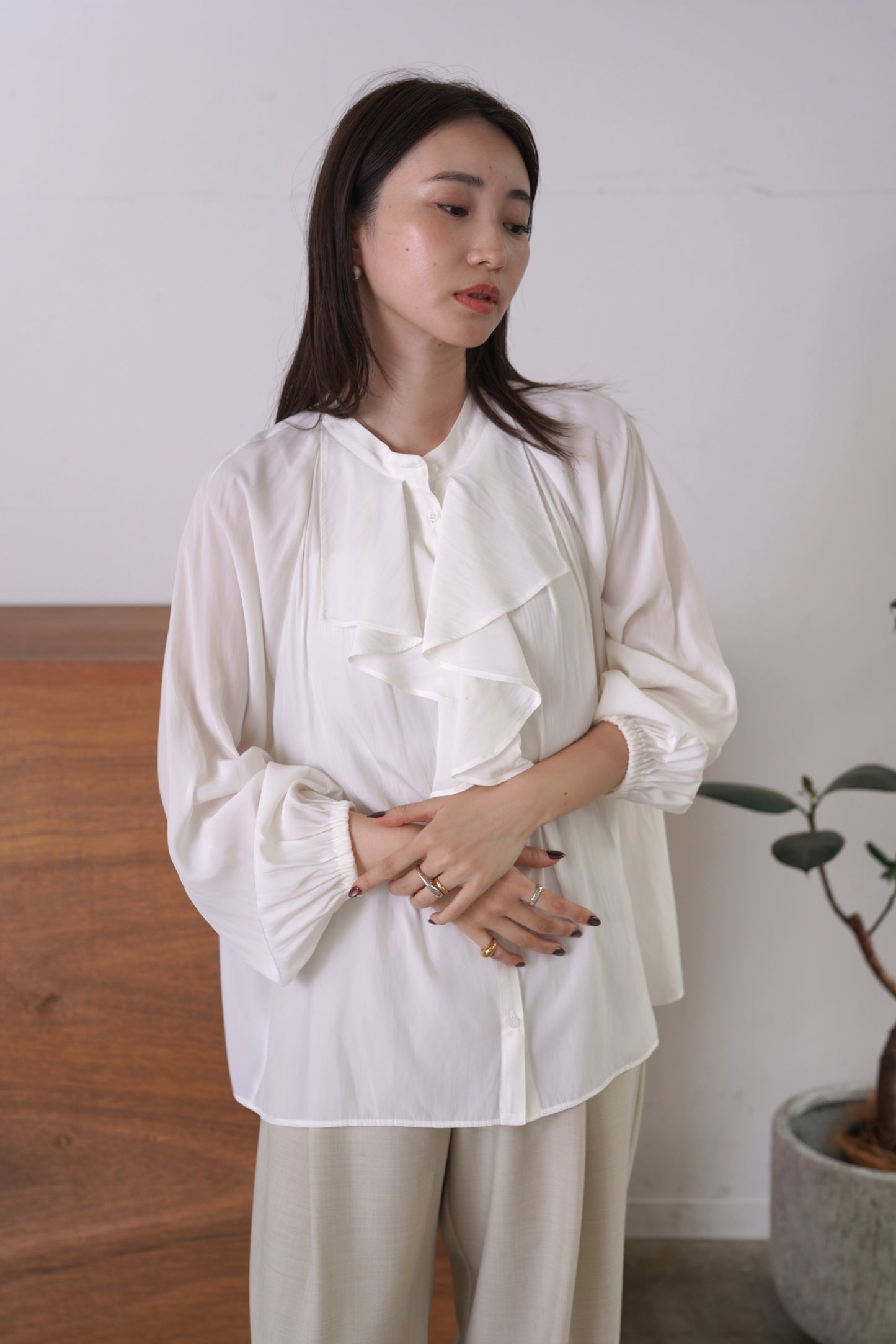 割線フロントフリルBL　15946