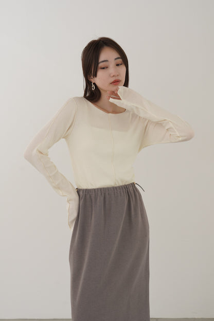 メローステッチL/Sカットソー　35540