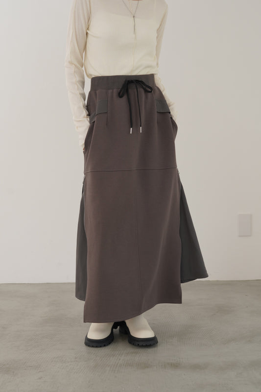 ツイルドッキングニットスカート　23166