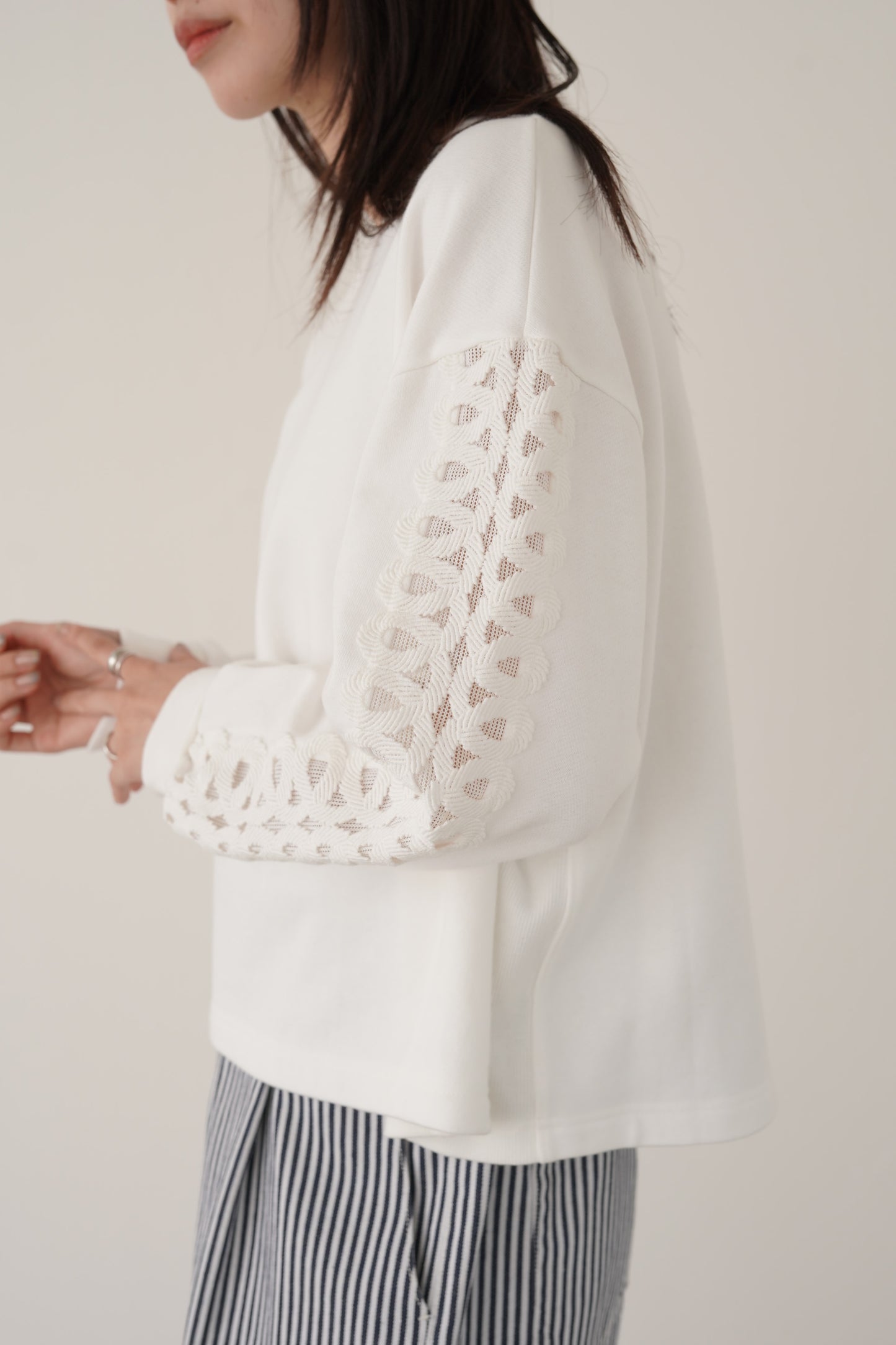 ケミカルレーススウェット　35344