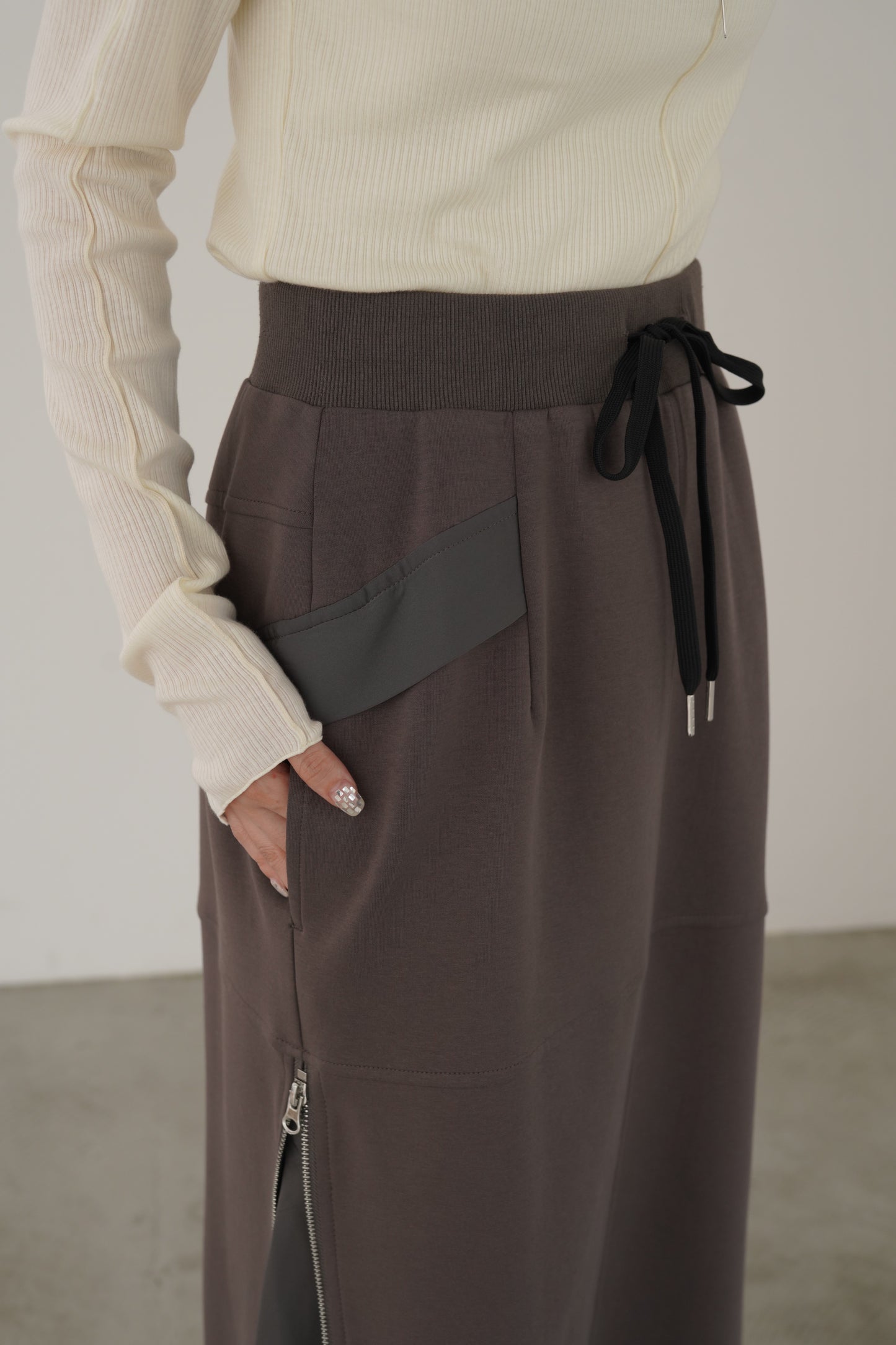 ツイルドッキングニットスカート　23166