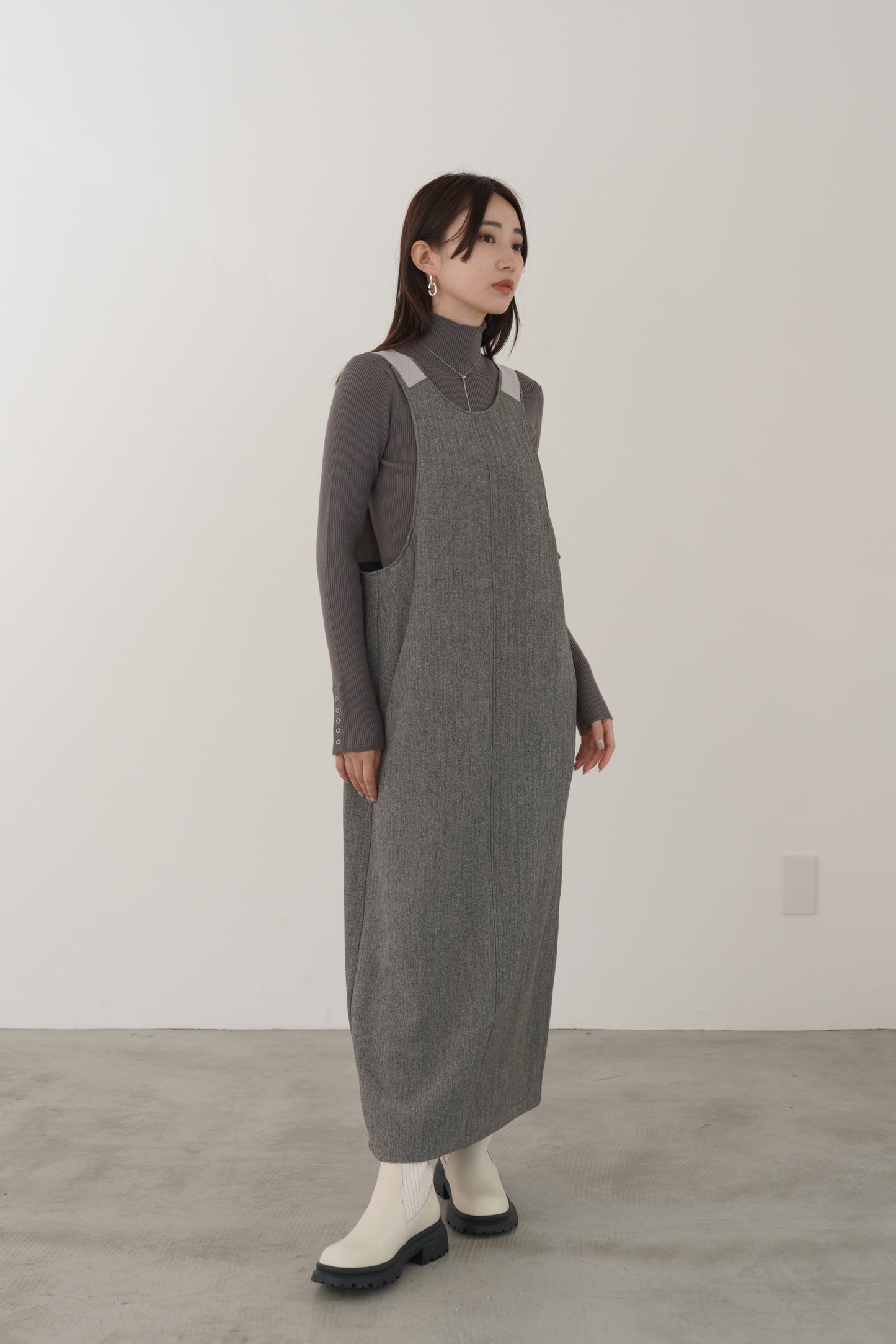 ポリツイードジャンパーSK　15924