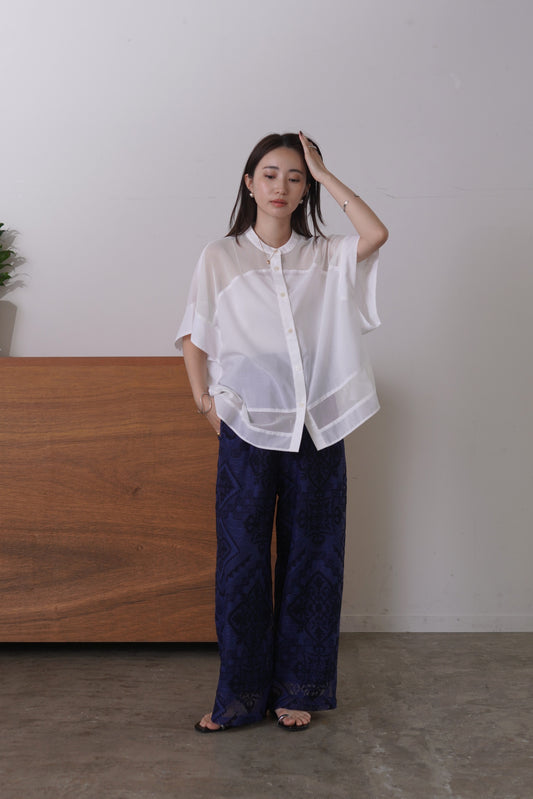 メッシュドッキングノーカラーSH　15950