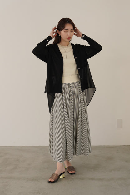 セミロングシフォンカーディガン　35500