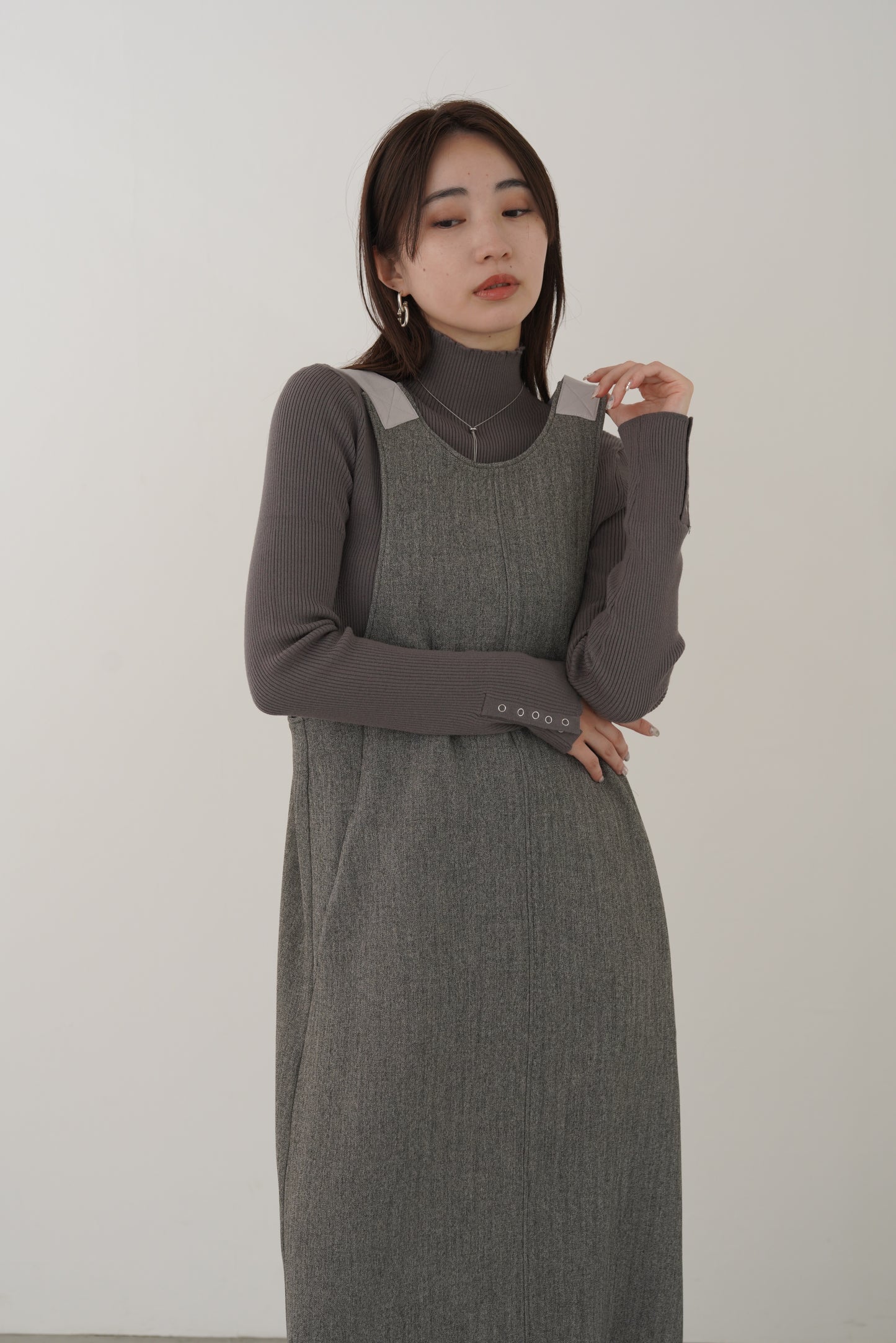 ポリツイードジャンパーSK　15924